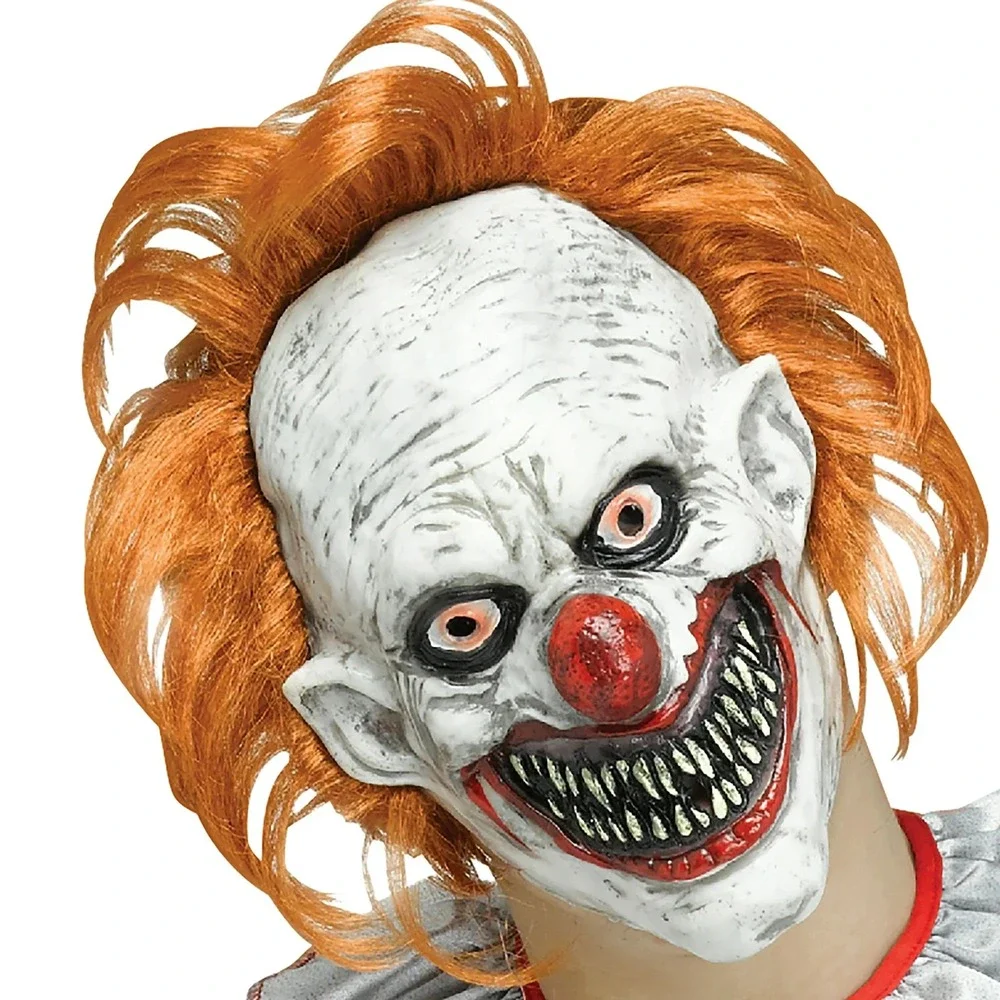 SIX piece Twisted Clown Halloween Costume‎ for Children Boys Size M 8 Rare